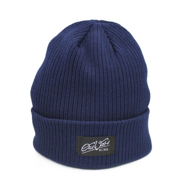 One Wave Beanie - Classic Beach Ocean Blue, klassische Beanie aus 100% Bio-Baumwolle. Organic Cotton.