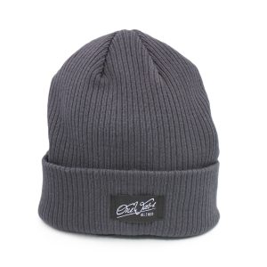One Wave Beanie - Classic Beach Shark Grey, klassische Beanie aus 100% Bio-Baumwolle. Organic Cotton.