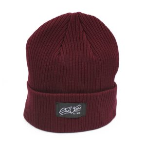 One Wave Beanie - Classic Beach Grape Red, klassische Beanie aus 100% Bio-Baumwolle. Organic Cotton.