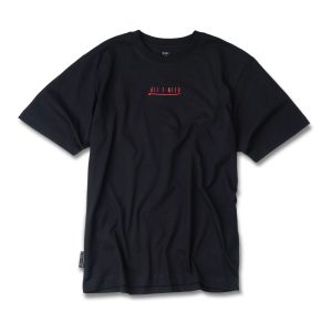 One Wave Shirt - WaterRat Midnight Black, oversized geschnittenes Heavy Wight T-Shirt aus 100% Bio-Baumwolle. Schwere Qualität.