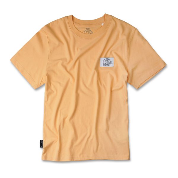 One Wave Shirt - Beach Tee Deep Sun, lässig geschnittenes T-Shirt aus 100% Bio-Baumwolle.