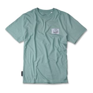 One Wave Shirt - Beach Tee Aloe, lässig geschnittenes T-Shirt aus 100% Bio-Baumwolle.