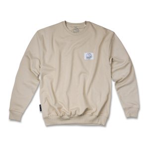 One Wave Sweater - Big Wave Desert, oversized geschnittener Heavy Wight Sweater aus 100% Bio-Baumwolle.