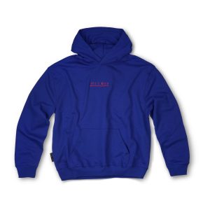One Wave Hoodie - WaterRat Deep Blue, oversized Hoodie mit schwerer Grammatur aus 100% Bio-Baumwolle.