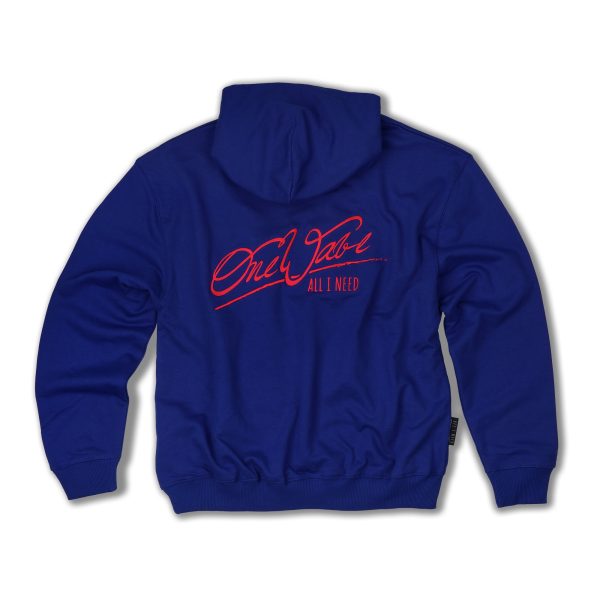 One Wave Hoodie - WaterRat Deep Blue, oversized Hoodie mit schwerer Grammatur aus 100% Bio-Baumwolle.