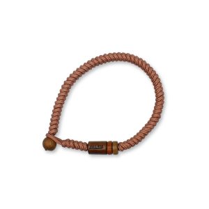 One Wave Armband Rope - Pipeline Rusty Onion. Handgeknotetes Armband mit Holzperlen. Jedes Armband ist ein Unikat.